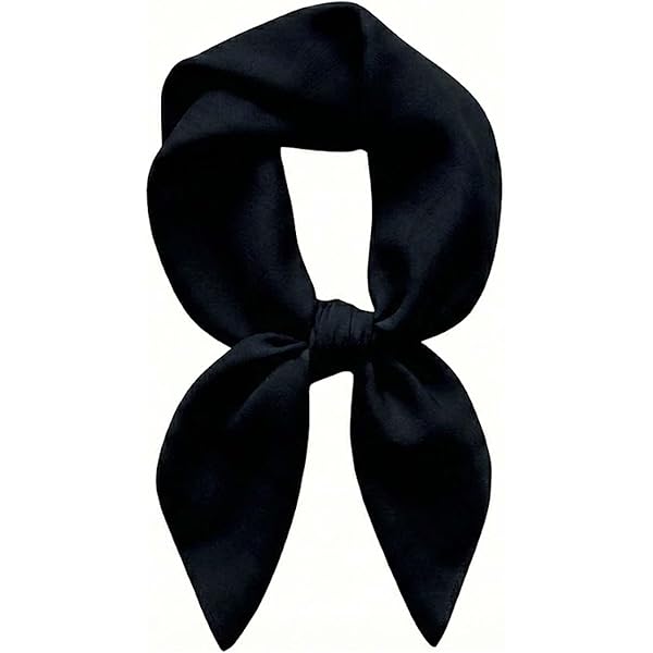 TigerTie dames Chiffon foulard anthracite gris gris foncé unicolor