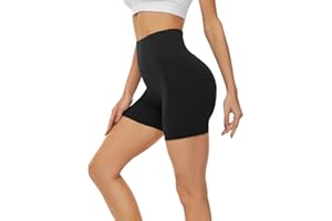 Gayhay 3er Pack Radlerhosen Damen Kurz Leggings für Kleid High Waist Sporthose Sport Yoga Biker Shorts Sommer Hotpants Boxershorts Set