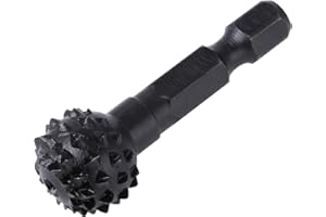 wolfcraft raspa sagomata per legno I 4379000 I sferica ø14,5 mm I per la preparazione di incisioni e per l'asportazione rapida di materiale - codolo esagonale