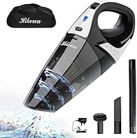 Aspiradora de Mano Sin Cable, HIKEREN Aspirador Mano, 5000PA, Aspiradoras Hogar Ligera y Potente, con Filtro de Acero...