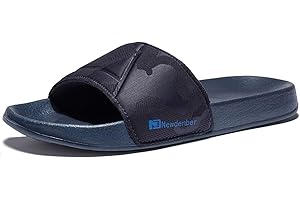 NewDenBer Herren Badelatschen Classic Eva Slide Badeschuhe