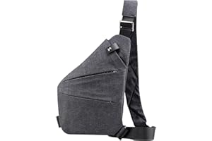 Yolimok Anti Theft Crossbody Bag - Wander Plus Anti Theft Travel Bag Waterproof Wander Plus Anti-Theft Bag Slim Sling Bag Cross Body Travel Bag