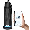 WATERH Vita Smart Water Bottle with Reminder to Drink Water, BPA-Free Vacuum Insulated Water Bottles with Filter & Straw, Bluetooth Intake Water Tracking Bottle, Ideal for Gift (18 oz)