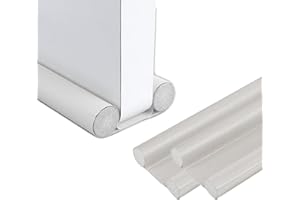 AUTUCAU Under Door Draft Stopper 37 inches Adjustable Insulation Double-Sided Sound Proof Door Air Draft Blocker for Noise Light Smell Stopper,Upgraded Version