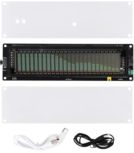 KS25 Fantasy Crystal Cube LED Audio-Spektrumanalysator – 16 Segmente, 6 Farben, 8 Anzeigemodi Für Verstärker & DIY