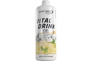 Best Body Nutrition Vital Drink ZEROP® - D'herbes, Boisson concentrée - sirop - sans sucre, 1:80 donne 80 litres de boisson, 1000 ml