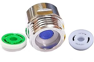 MORANDI SANITAIRE Economiseur D'Eau Pour Douche, Réducteur Limiteur Débit Au Choix 4L-6L-8L/Min Garantie Une Economie De 50-70% Sur Votre Consommation D'eau, Installation Simple A La Maison Avant Flexible Pommeau