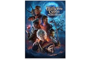 KANCAIGOU Baldurs Gate 3 Game-Poster, Leinwanddrucke, Wandkunstposter (2,8 x 45,7 cm, ungerahmt)