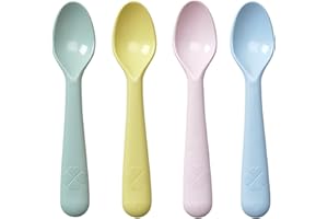 Ikea Kalas Lot de 4 cuillères (assortiment de couleurs)