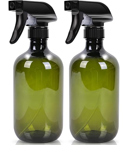 HQdeal 3 stuks 200 ml spuitfles bloemensproeier kunststof waterspuitfles navulbaar lege transparante spuitfles verstuiver voor tuin, planten, bloemen, haar, keuken, reiniging, kapper