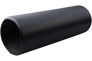 FTJKKVV Auto Ansaugrohr Universal 63mm 76mm 50mm Stahldraht + PP Material Auto Kaltluftansaugrohr Kit Flexibles Lufteinlasskanalrohr Auto Lufteinlass(50mm)