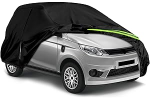 TIVEKEO Couverture de Voiture Remplacement pour Aixam City 2007-2025, Bâche Voiture Garage Complet étanche Garage Complet Bandes Réfléchissantes, Housse Bache Voiture Protection Anti-UV