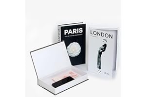 LIKEUDO 3 pcs Decorative Hardcover Decor Book Box Fashion Decoration