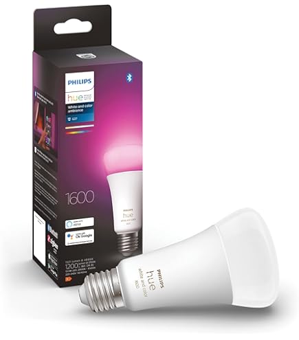 Philips Hue white ambiance A60 4個セット Philips Hue Essential Smart LED A60 Bulb, White and Color Ambiance