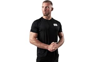 Satire Gym® – Muscle Shirt Herren/Schnell trocknendes Mesh Muskelshirt Männer/Sportbekleidung & Muscle Fit T-Shirt - Sportshirt geeignet als Fitness- & Bodybuilding Shirt