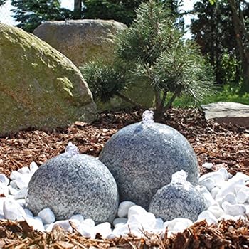 Edelstahl Springbrunnen Esb2 Mit 3 Aufwendig Polierten Edelstahl Kugeln Und Led Beleuchtung Zierbrunnen Fur Den Garten Brunnen Kaskaden Garten Garten Gartendeko