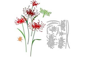 ‎DELORIGIN DELORIGIN 5 Stil Stanzformen Mit Florid Stanzformen Stanzschablonen Neuheiten Stempel Hochzeit Prägeschablonen für Sammelalbum Libelle Stichstanzen Für DIY Papierbastelalben Kartendekor