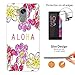 Produktbild 001282 - Kawaii Aloha Hawaii Holiday Flowers Design HUAWEI Y7 Prime 5.5" Fashion Trend Leichtgewicht Hülle Ultra Slim 0.3MM Kunststoff Kanten und Rückseite Protection Hülle - Clear