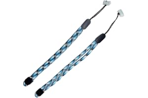 MUAGOCHIC Improved Replacement Wrist Straps for Oculus Quest 2 Gen Controller, Sturdy Comfy Adjustable Hand Strap for Oculus 2, Easy Attach White Resin Stopper for Oculus Controllers