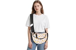 ALLSOPETS Transportín Bandolera para Perros y Gatos, Bolsa de Transporte Mascotas Pequeñas, Bolsa de Transporte para Viajes, Paseos y Visitas al Veterinario (Corgi Beige, S)