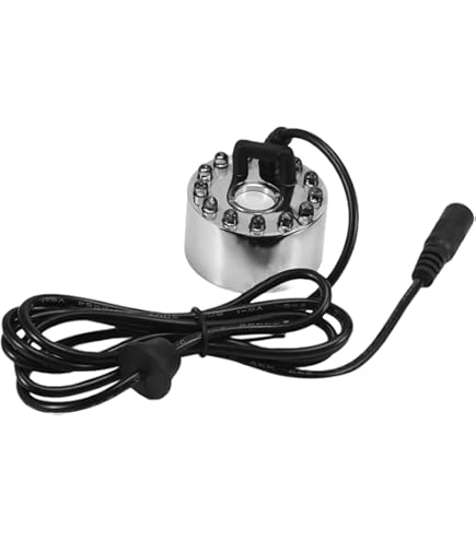 Fontaine Brouillard Sans Chaleur Brumisateur USB 5 V Avec Lumières LED Colorées Pour Bassins, Aquariums Atomiseur Ultrason Aquarium