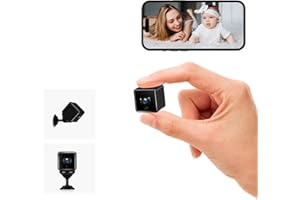 Bextgoo Camera Espion, 4K HD Grand Angle, WiFi sans Fil, Petite Camera Espion, Mini Camera Espion sans Fil avec Application