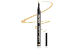docolor - Eyeliner Waterproof - Tracé Ultra - Fin-Couleur Intense Longue Tenue - Embout Ultra - Précis - Formule Vegan - Doré