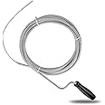 Drain Unblocker Wire 3M x 5mm Metal Flexible Sink Unblocker Plumbing Tools, Drain Cleaner Shower Drain Unblocker Snake Pipe Cleaning Tool - Drain Unblocker Tool for Tub Sink Shower Basins Pipes - 3M