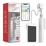 SwitchBot Blind Tilt - Tende Elettriche Intelligenti Con Telecomando Di Bluetooth, Alimentazione Solare, Aggiunta Hub Per Ren