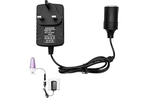 RENKE car power converter, 240V AC power converted to 12V DC, can be used at home for car equipment, 24W maximum power, with multiple protection functions