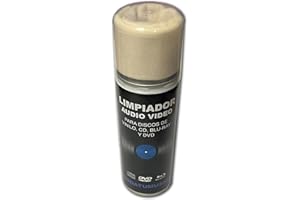 Líquido multiusos en spray para la limpieza de Cd, Dvd, Blu-Ray, Juegos y Discos de vinilo 200 ml - Marca Cuidatumusica - / Ref.2701