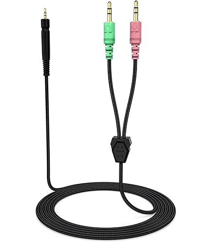 Câble Audio De Rechange 1,2m Pour Casques Sennheiser Game One, Game Zero, PC 373D, GSP 350, GSP 500, GSP 600