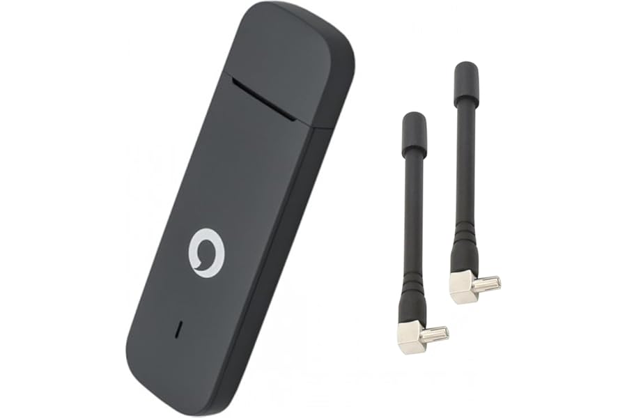 Unlocked K5161H 4G USB Dongle (Black). Super-Fast Qualcomm 150Mbps Speed. Internet on the move. Works with any Network Sim Card Worldwide + 2 x Antennas