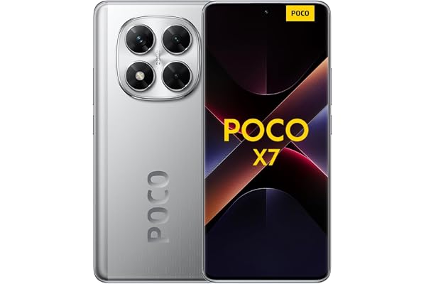 XIAOMI Smartphone POCO X7, 12+512GB, Argent, caméra Principale 50MP avec OIS, Batterie 5110mAh, IP68 (Chargeur Non Inclus)(Version Française + 2 Ans de Garantie)