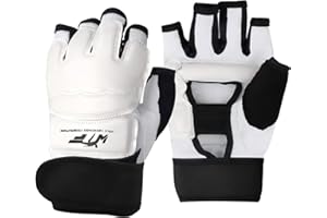 LENGENDER Gants MMA Entraînement d'art Martiaux, Gants de Boxe Karate Taekwondo Sparring pour Enfants & Adultes