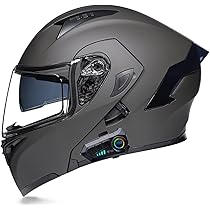 Casco Moto Con Bluetooth Integrado HZIH Casco De Moto Modular Con