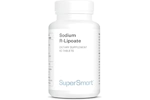 Supersmart - Sodium R-Lipoate (R-Alpha Lipoic Acid) - Neuroprotective Pain Relief with Antioxidants | Non-GMO & Gluten Free - 60 Vegetarian Capsules