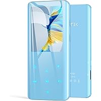 AGPTEK 32GB MP3 Player Bluetooth 5.0 mit 2,4 Zoll TFT Farbbildschirm, HiFi Musik Player mit Lautsprecher, Touch-Tasten…