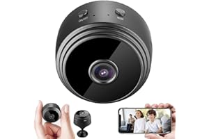 eCorvus Mini Cámara Espía Sin Cables WiFi: Cámaras Ocultas y Camufladas de Vigilancia para Coche, Interior y Casa. Grabación y Videovigilancia Móvil por Internet, Spy Camera para Espiar y Vigilar