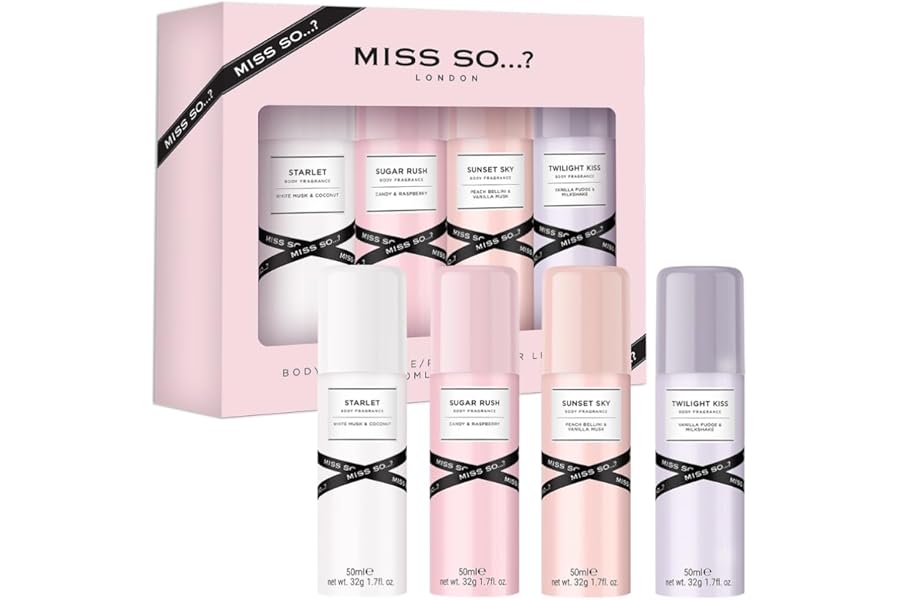 Miss So...? Mini Galore Womens Body fragrance Gift Set 4x50ml