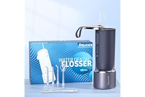 CARER SPARK Spark Moments irygator do jamy ustnej z trybem samooczyszczania – przenośny irygator do mycia zębów z 4 trybami i 5 szt. IPX7 wodoszczelny ładowanie przez USB do podróży i użytku domowego