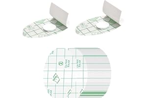 REQAG 40 Stück Ultradünne Transparente Ohrabdeckungen zum Duschen Verschleißschutz-Schuhaufkleber Fersenblasenschutz Einweg-Gehörschutz, Wasserdicht zum Schwimmen, Baden und Anderen