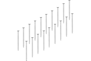 AMZoutdoor® 20 x prawdziwe aluminiowe gwoździe do budek lęgowych i karmników | gwoździe przyjazne dla drzewa | gwoździe aluminiowe | mocowanie do poidła dla ptaków i budek lęgowych (20,65 mm)