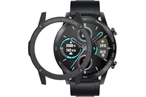 SIKAI CASE Futerał ochronny kompatybilny z Honor Magic Watch 2 Smart Watch 46 mm, miękki TPU Odporny na zarysowania Rama odporna na wstrząsy Elastyczna osłona zderzaka Osłona ochronna Osłona skóry (Czerwony)
