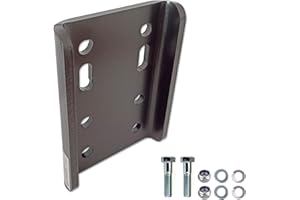 XIMPLIO Universelle Adapterplatte Anpassung Kugelhöhe Kugelverstellplatte mit ABE für Anhängerkupplung Anhängerbock AHK-Anschraubplatte 2-Loch 90mm / 4-Loch 83x56mm (mit Schrauben 2xM16)