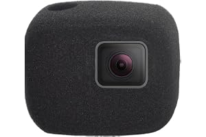 Windslayer skydd vindmuff för Gopro Hero 5/6/7 svart, vindruta hölje ram fodral video brusreducering tillbehör för Gopro