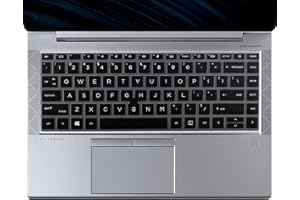 UUONDO Tastaturabdeckung für 14 Zoll HP EliteBook 840 G8 G7/HP EliteBook 845 G8 G7 14 Zoll Laptop, 2023 2022 2021 New HP Elitbook 14 Tastaturschutz, Schwarz