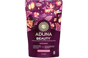 Aduna Advanced Superfood Beauty Blend | 100% Organic Powder for Smoothies/Juices & Yoghurt | 250g Resealable and Recyclable Pack