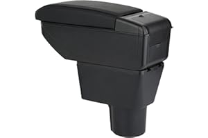 ZENVI Repose-bras Compatible with Renault Dacia Duster Accoudoirs 2012-2018 Console Centrale Accoudoir Bicouche Espace Rangement Peut Etre Utilisé Comme Coudière