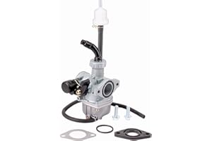 GOOFIT PZ22 Carburetor with Hand Choke Fuel Filter 22mm Carb Replacement for 4 Stroke 50cc 70cc 80cc 90cc 110cc 125cc Dirt Bike and Go Kart ATV Quad